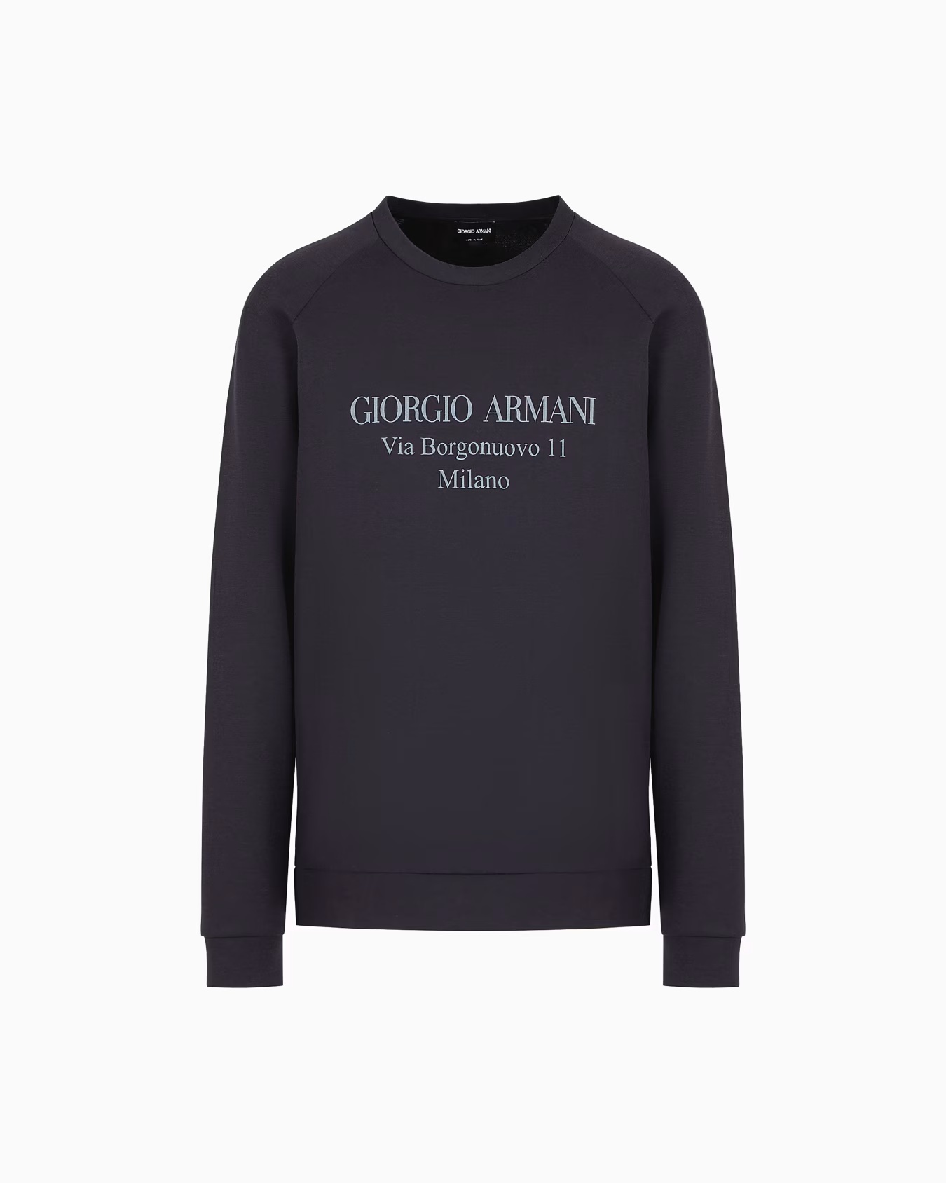 Borgonuovo 11 sweatshirt in cotton double jersey 1 Borgonuovo 11 sweatshirt in cotton double jersey