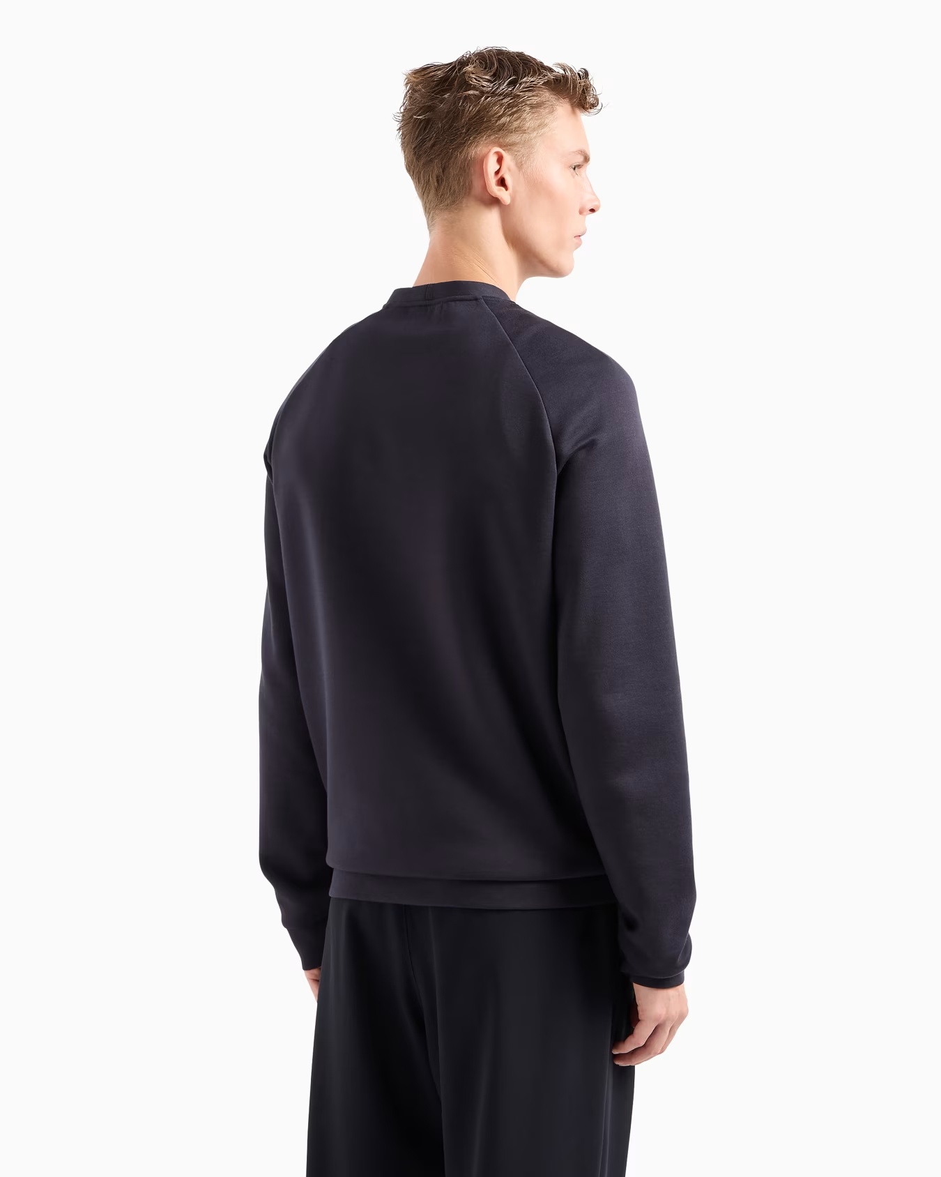 Borgonuovo 11 sweatshirt in cotton double jersey 3 Borgonuovo 11 sweatshirt in cotton double jersey