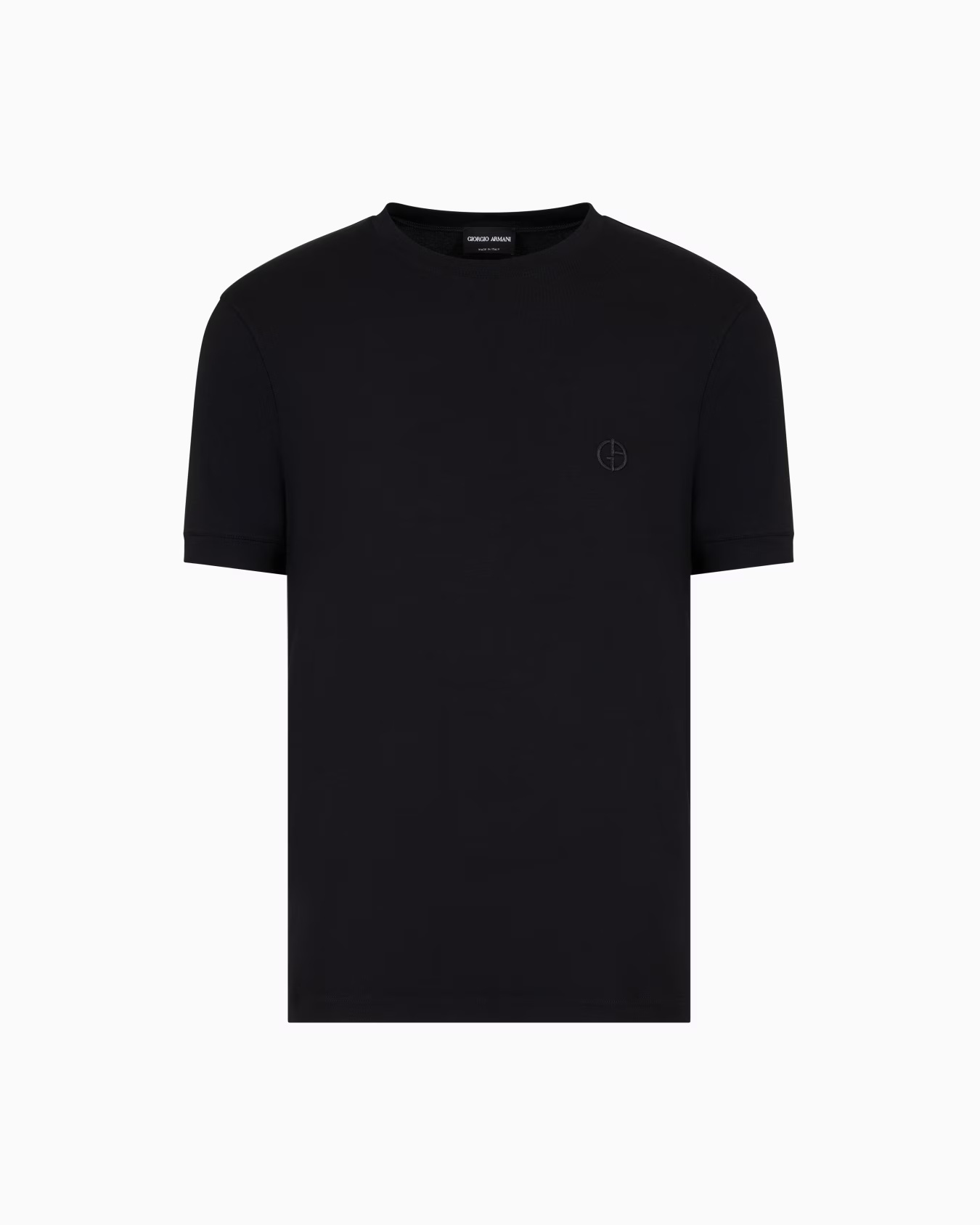 ASV stretch viscose jersey jumper with crew neck and short sleeves 1 ASV stretch viscose jersey jumper with crew neck and short sleeves