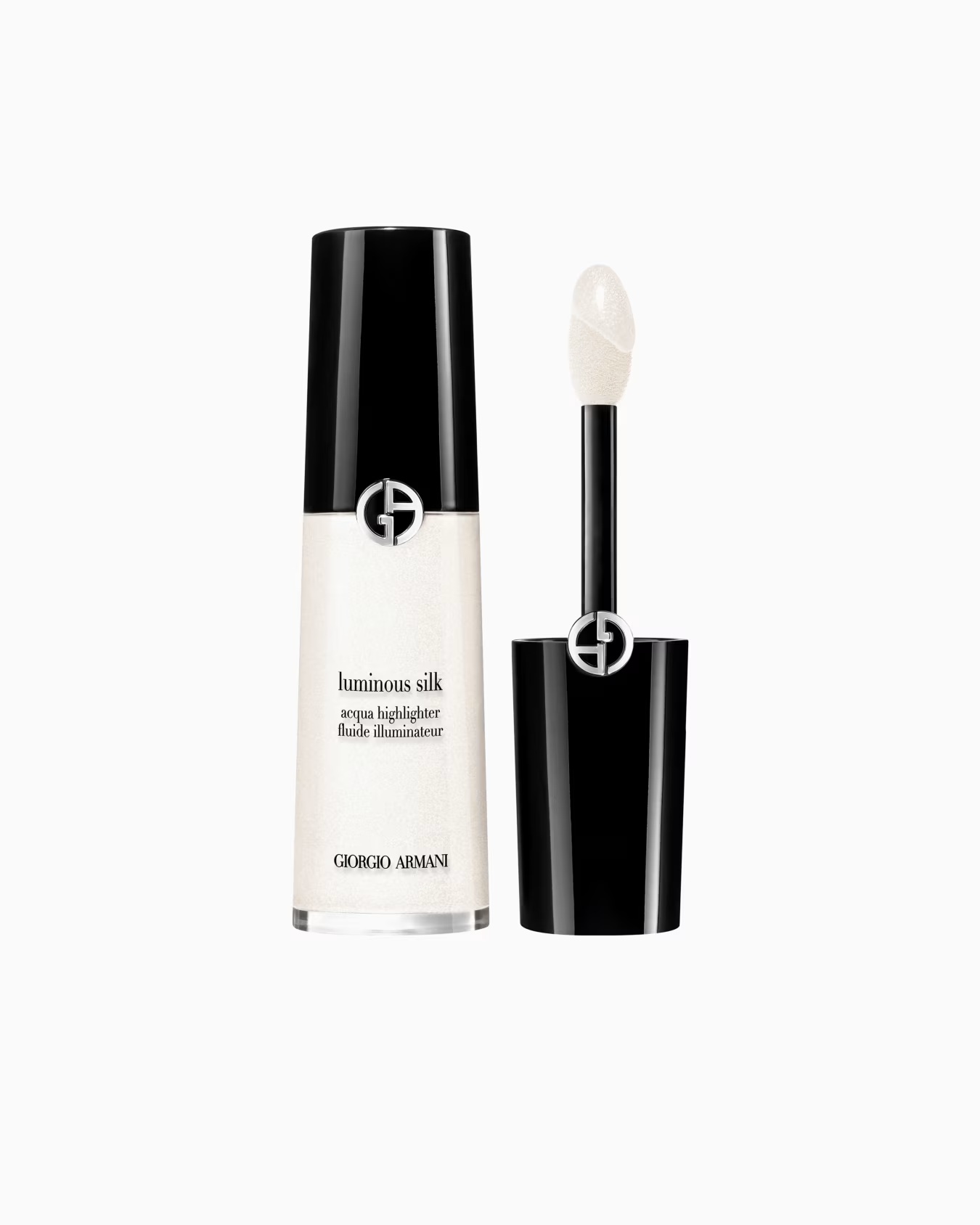 1 - Halo Transparent Pearl, Luminous Silk Acqua Highlighter