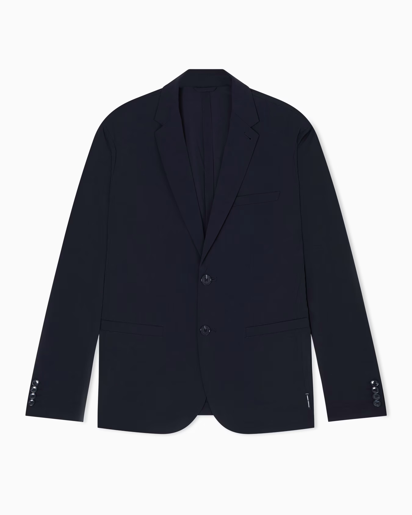 Single-breasted jacket in ultra-stretch twill