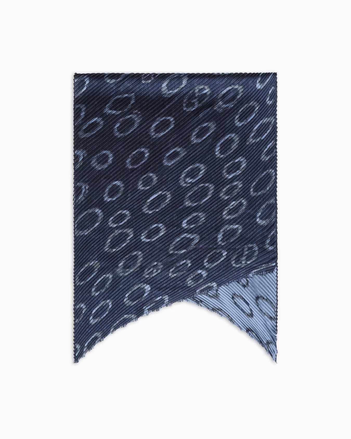 Pleated silk-blend scarf 1 Pleated silk-blend scarf