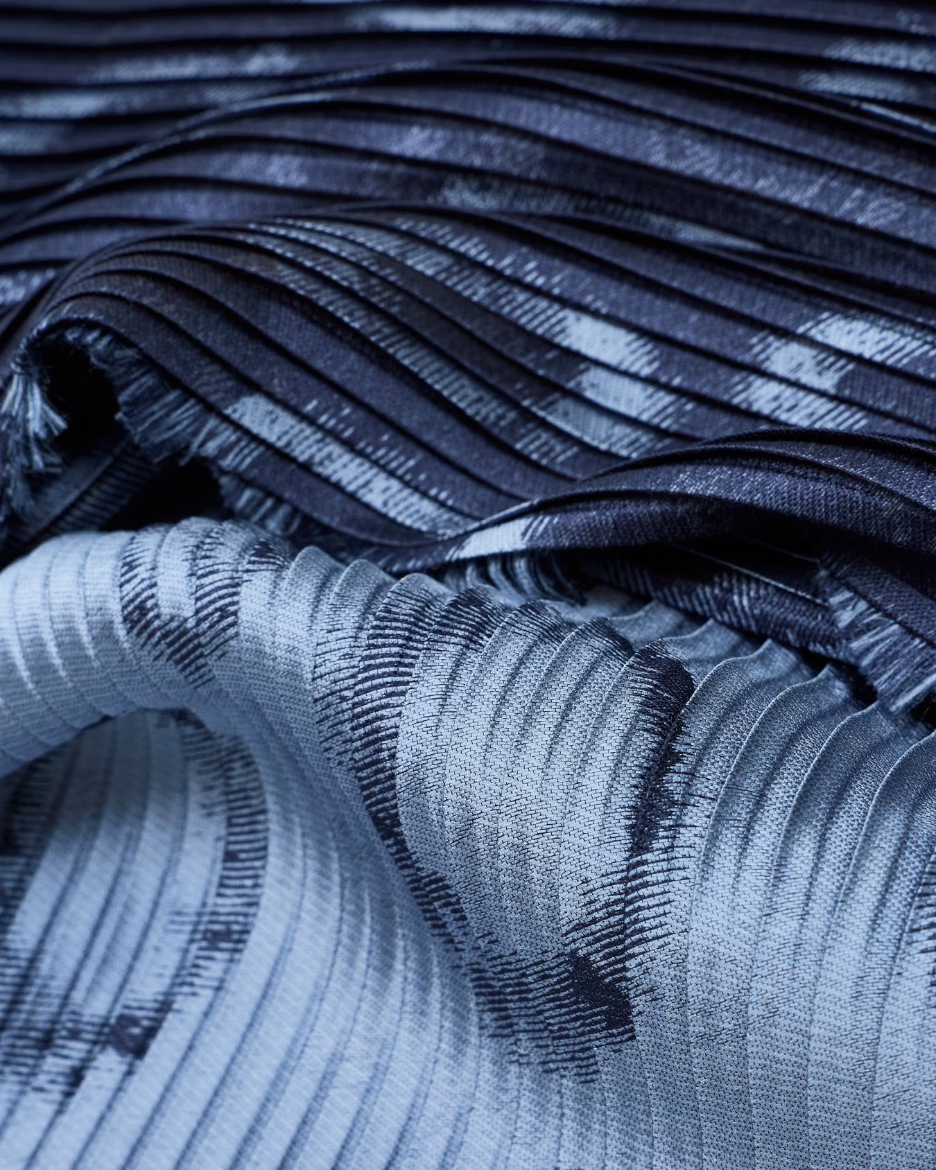 Pleated silk-blend scarf 2 Pleated silk-blend scarf