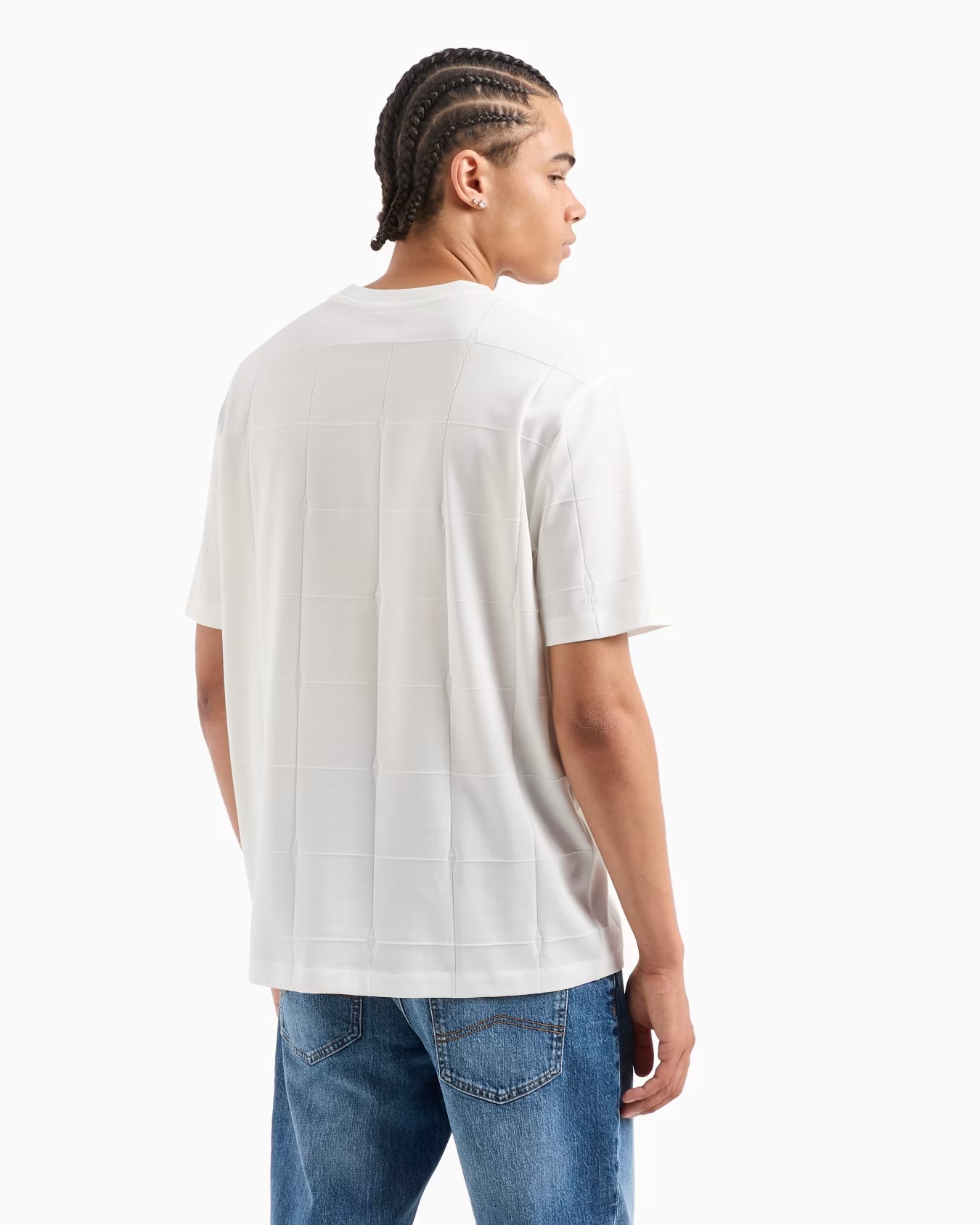 Regular fit ASV ribbed cotton T-shirt 3 Regular fit ASV ribbed cotton T-shirt