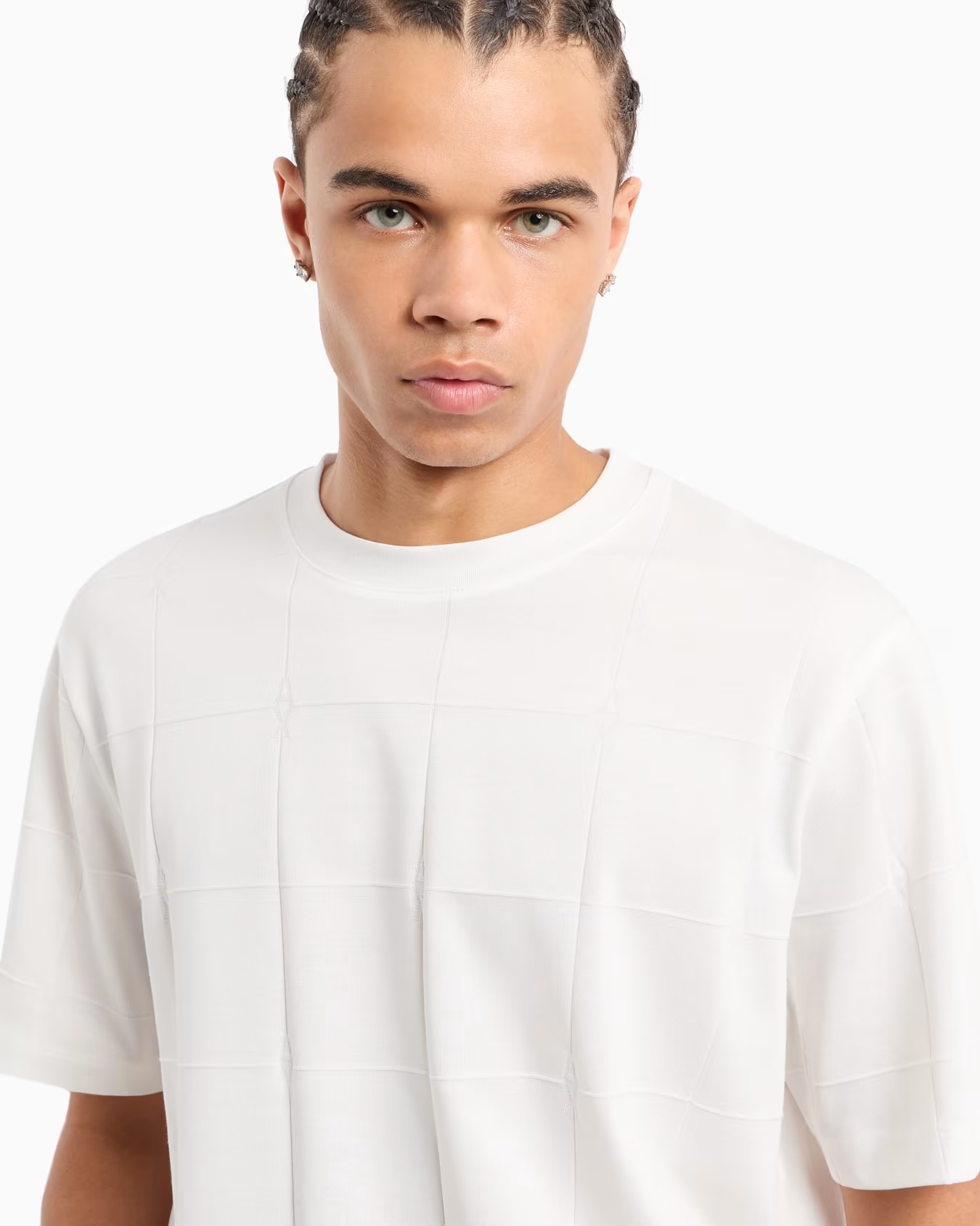 Regular fit ASV ribbed cotton T-shirt 5 Regular fit ASV ribbed cotton T-shirt