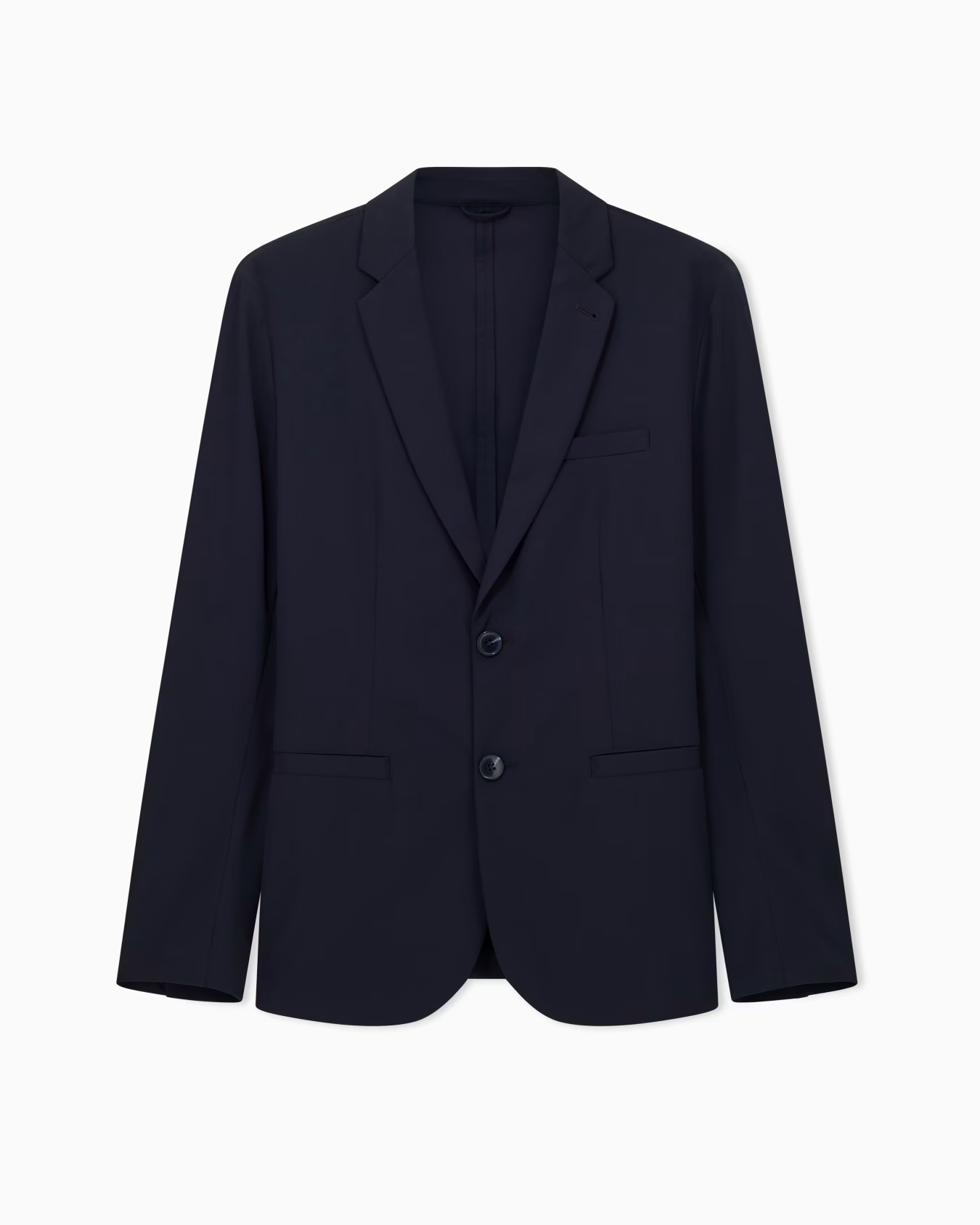 Single-breasted jacket in ultra-stretch twill