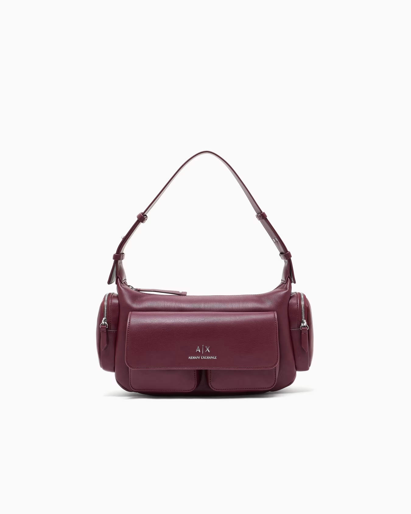 Large shoulder bag with side pockets 1 Large shoulder bag with side pockets