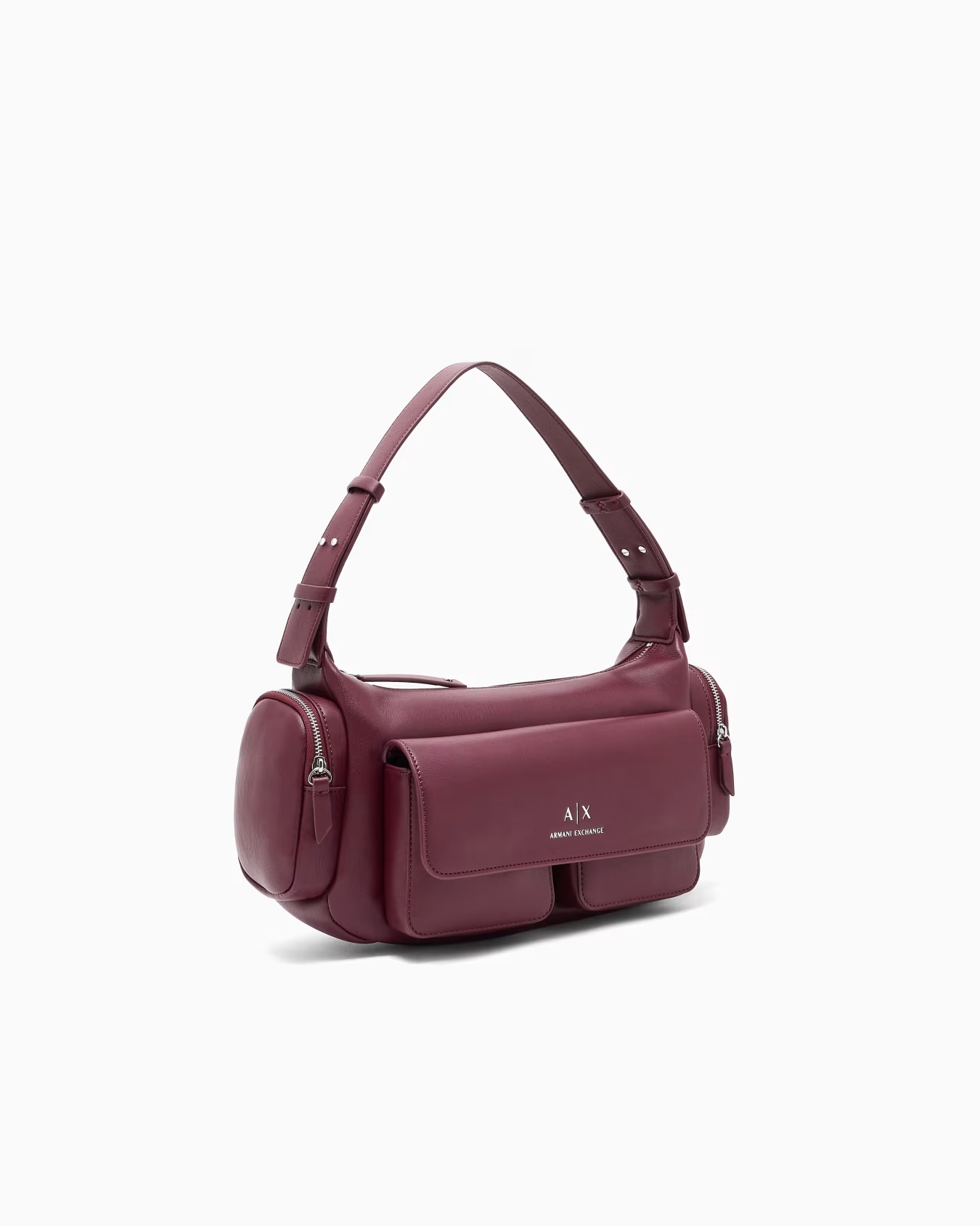 Large shoulder bag with side pockets 2 Large shoulder bag with side pockets