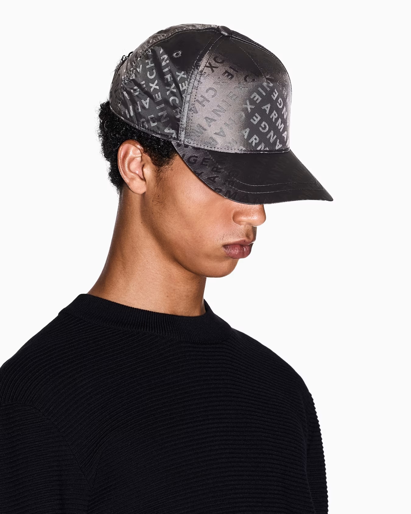 Hat with allover logo 3 Hat with allover logo
