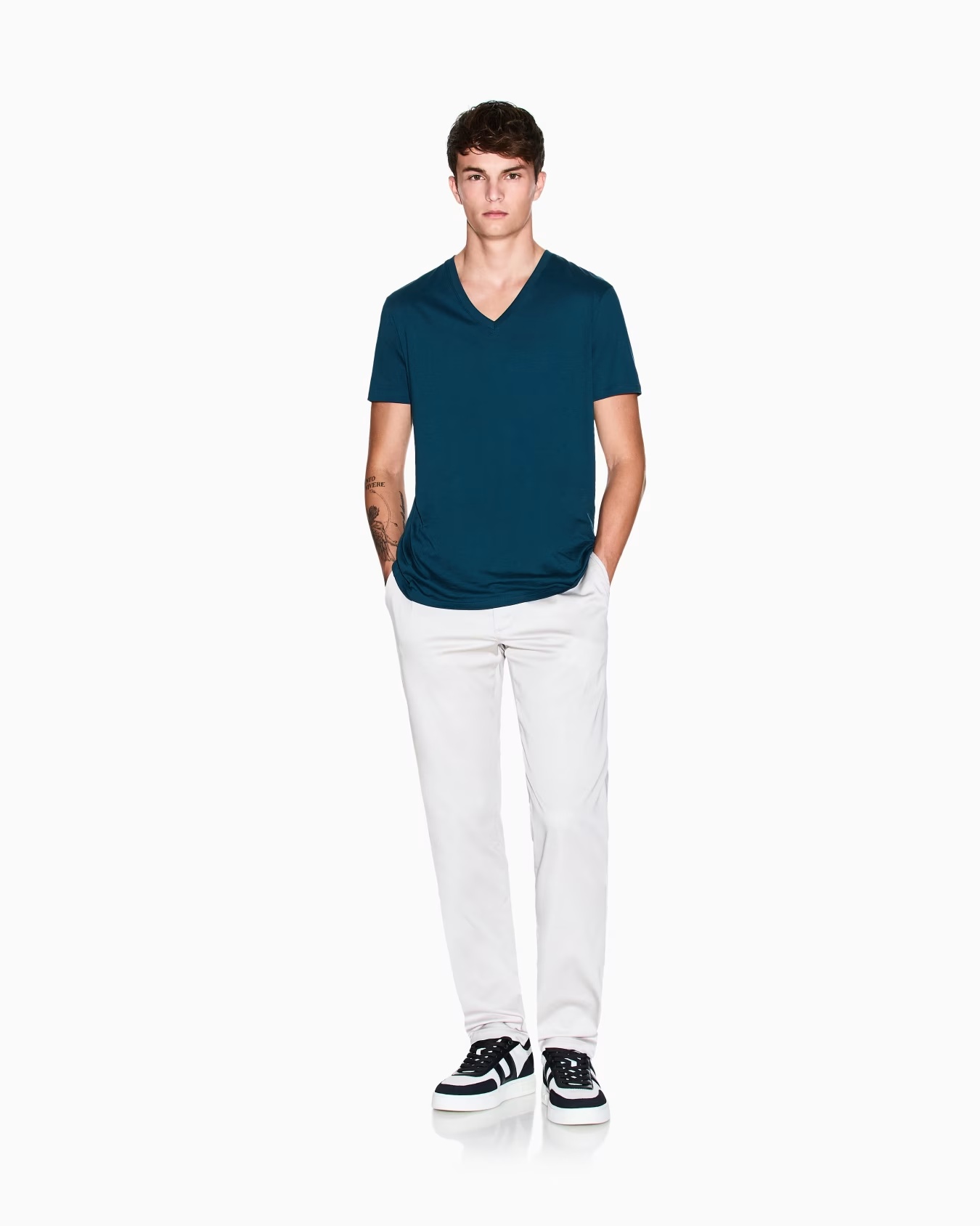 Slim fit T-shirt in Pima cotton jersey 2 Slim fit T-shirt in Pima cotton jersey