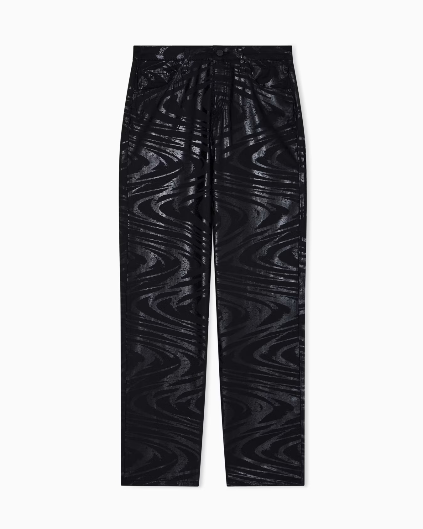 Low rise relaxed fit shaded jeans
