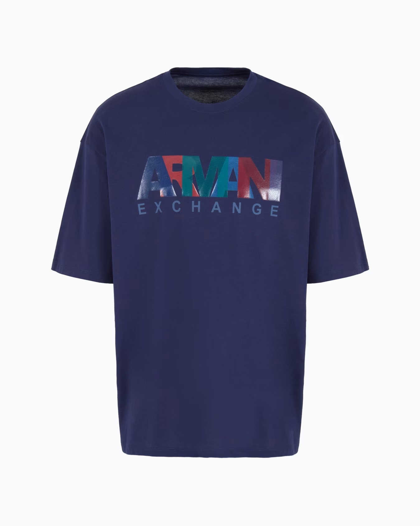 Relaxed fit T-shirt with round neck and logo 1 Relaxed fit T-shirt with round neck and logo
