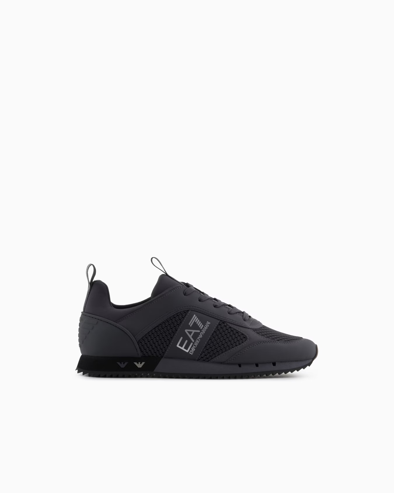 Black and White Carbon Sneakers