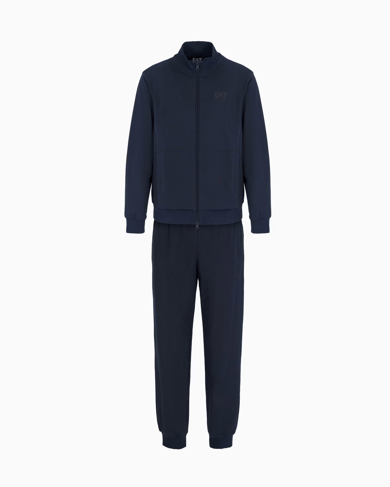 Visibility cotton full-zip tracksuit