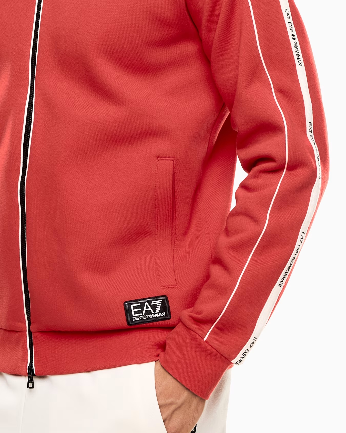 Logo Series cotton-blend hooded zip-up sweatshirt 5 Logo Series cotton-blend hooded zip-up sweatshirt
