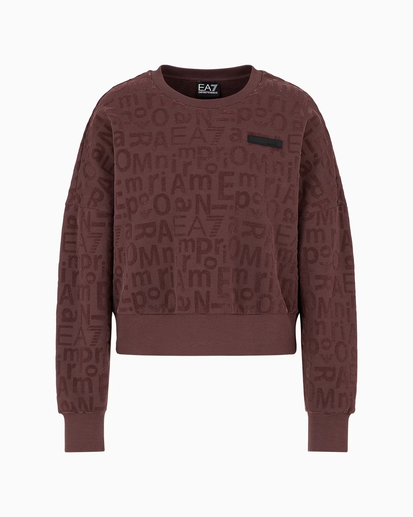 Graphic Series crew-neck sweatshirt in stretch modal and organic cotton 1 Graphic Series crew-neck sweatshirt in stretch modal and organic cotton