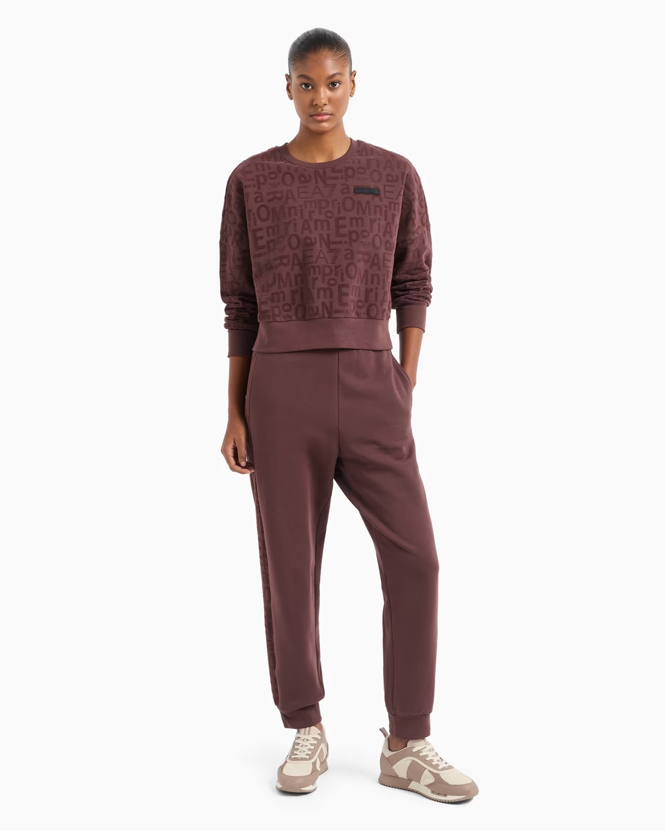 Graphic Series crew-neck sweatshirt in stretch modal and organic cotton 4 Graphic Series crew-neck sweatshirt in stretch modal and organic cotton