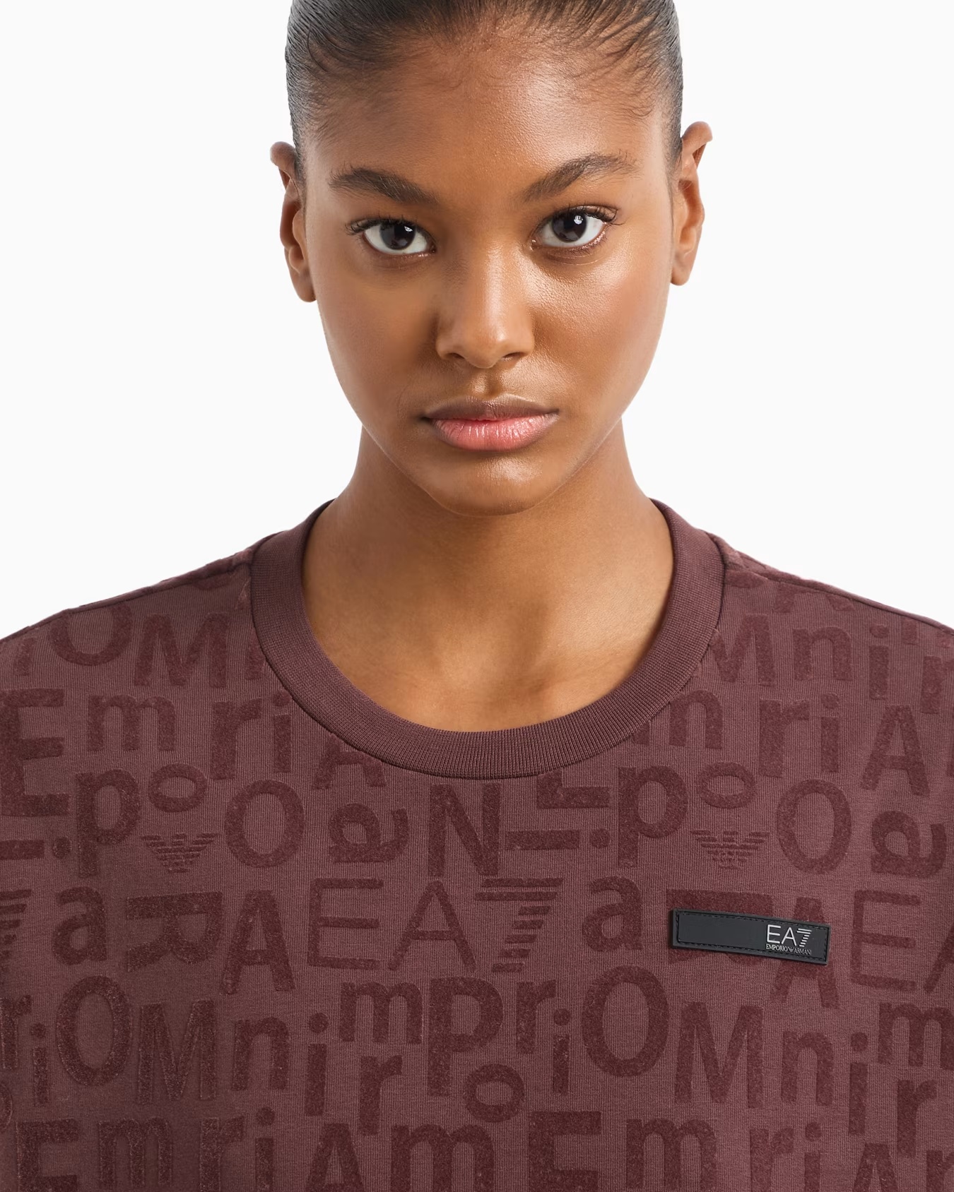 Graphic Series crew-neck sweatshirt in stretch modal and organic cotton 5 Graphic Series crew-neck sweatshirt in stretch modal and organic cotton