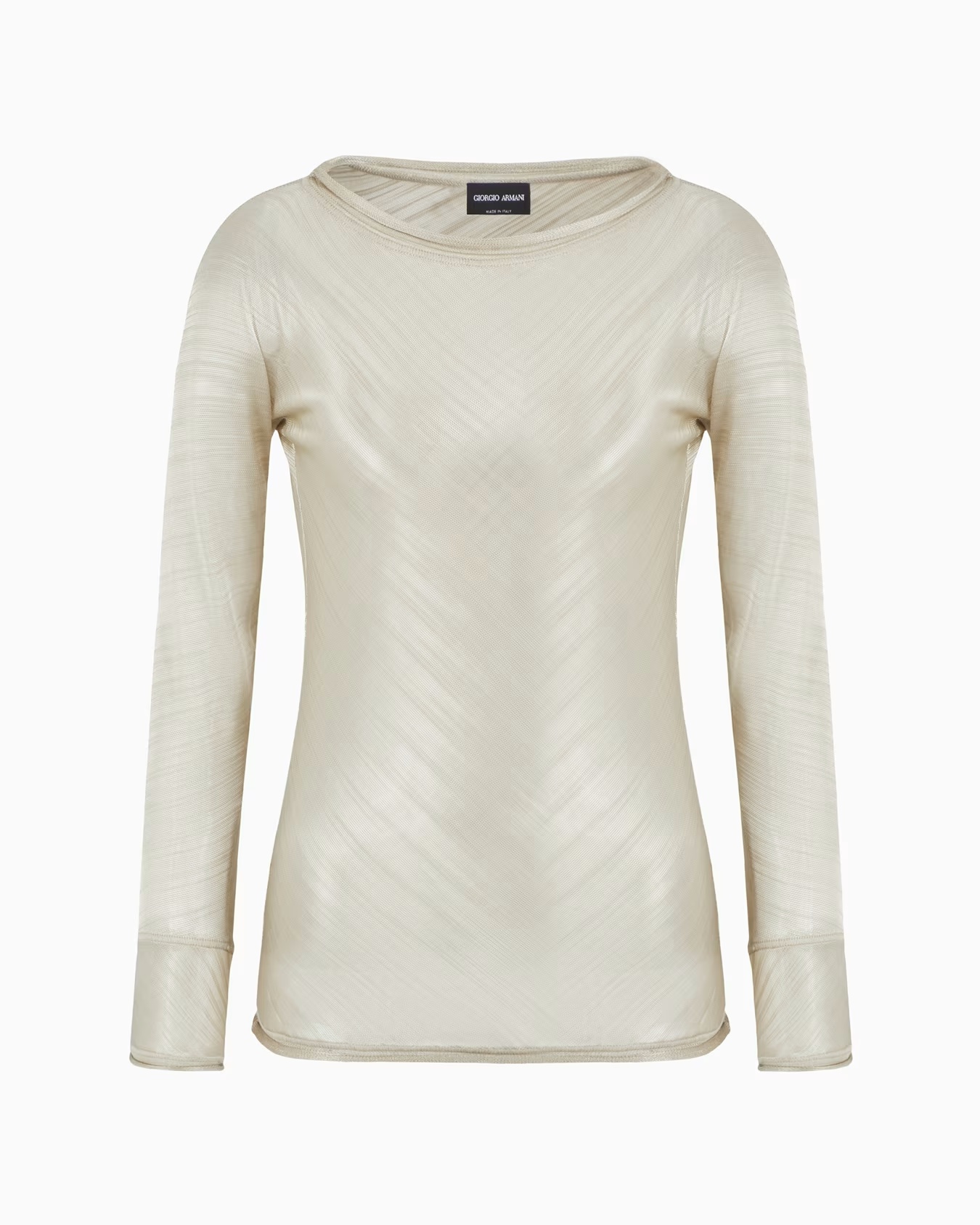 ASV jacquard viscose jersey jumper