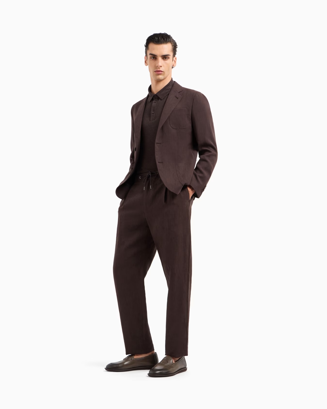 Single-dart, pure linen canvas trousers 2 Single-dart, pure linen canvas trousers