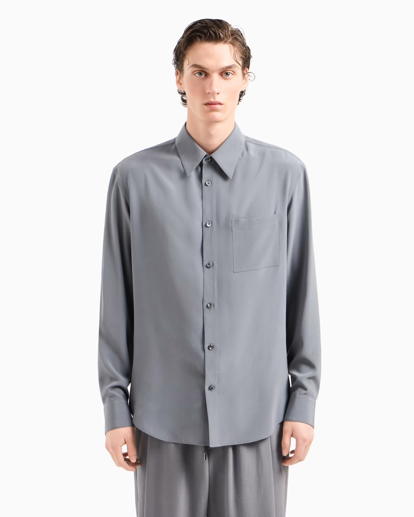 Silk crêpe shirt 4 Silk crêpe shirt