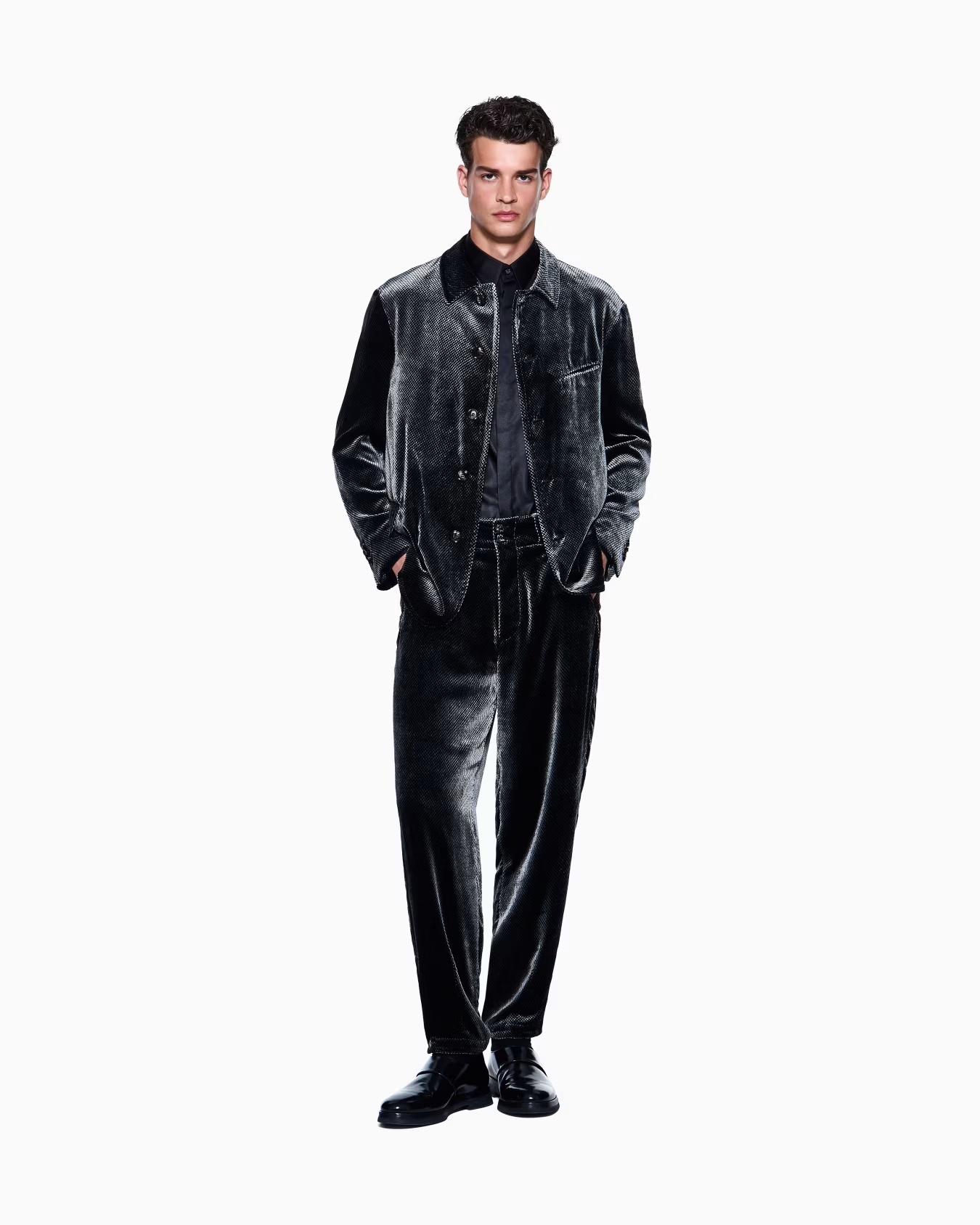 Regular-fit shirt in silk twill 2 Regular-fit shirt in silk twill
