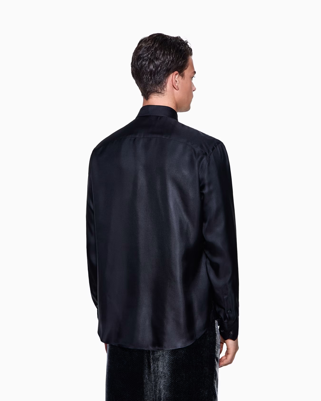 Regular-fit shirt in silk twill 3 Regular-fit shirt in silk twill