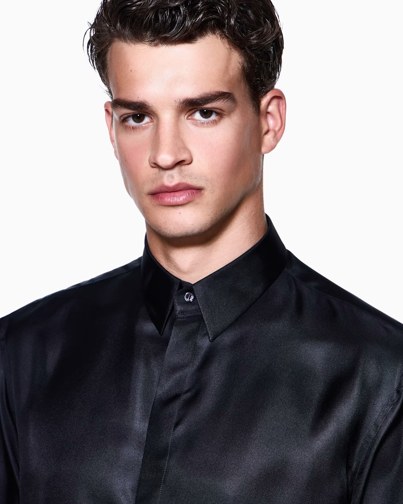 Regular-fit shirt in silk twill 5 Regular-fit shirt in silk twill