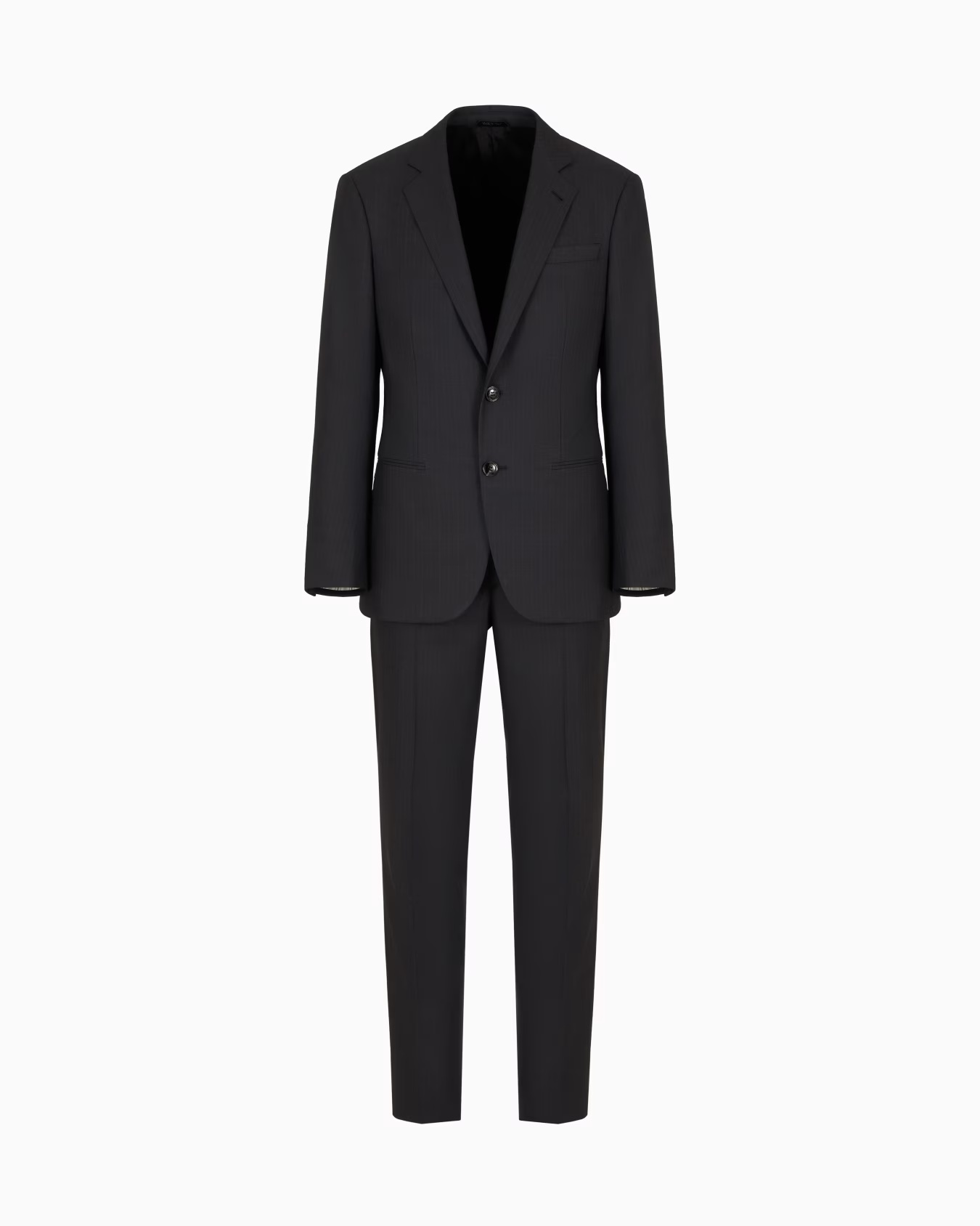 Manhattan Line pinstriped virgin-wool single-breasted suit