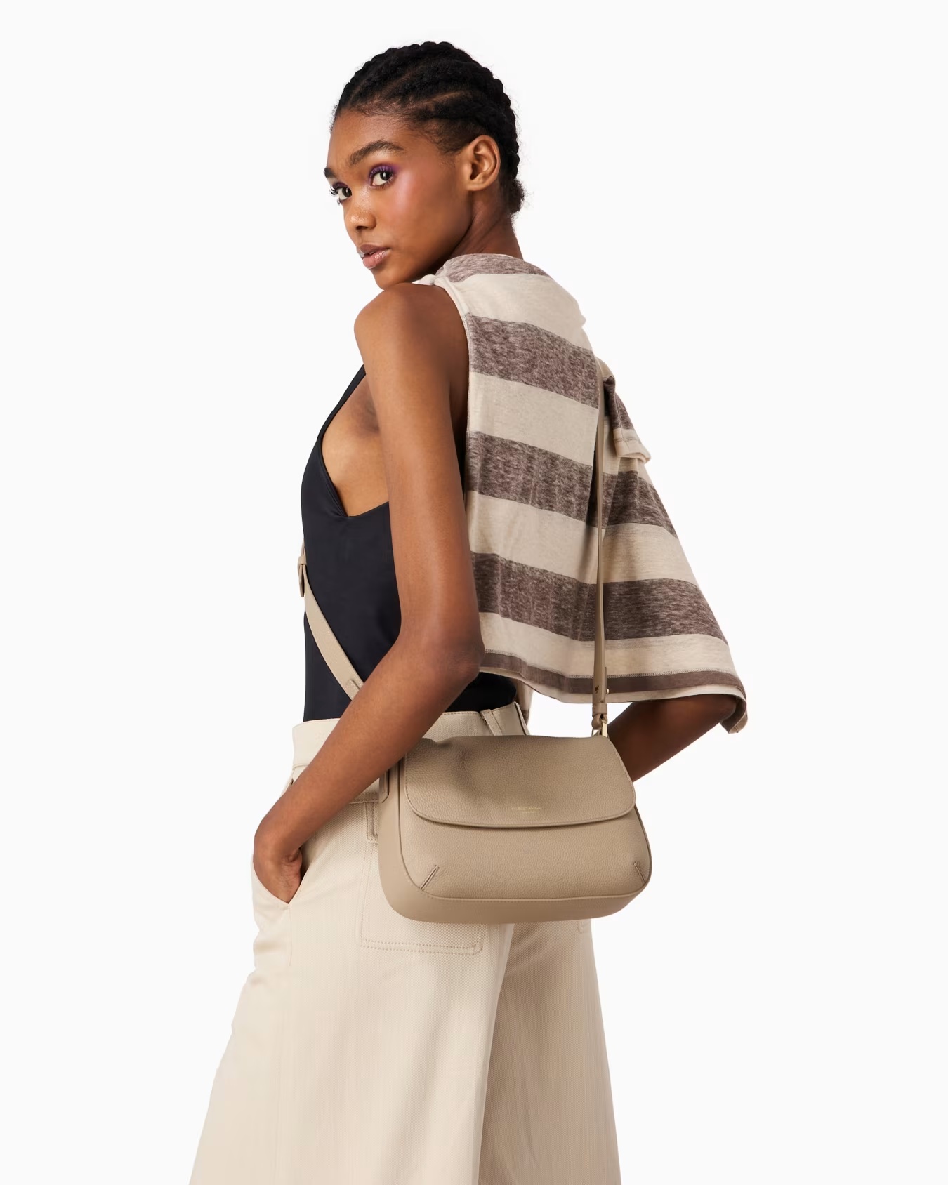 Small la Prima Soft bag in pebbled leather 6 Small la Prima Soft bag in pebbled leather