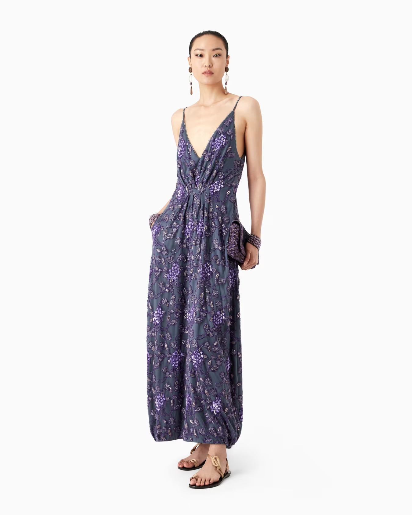 Embroidered long dress 4 Embroidered long dress