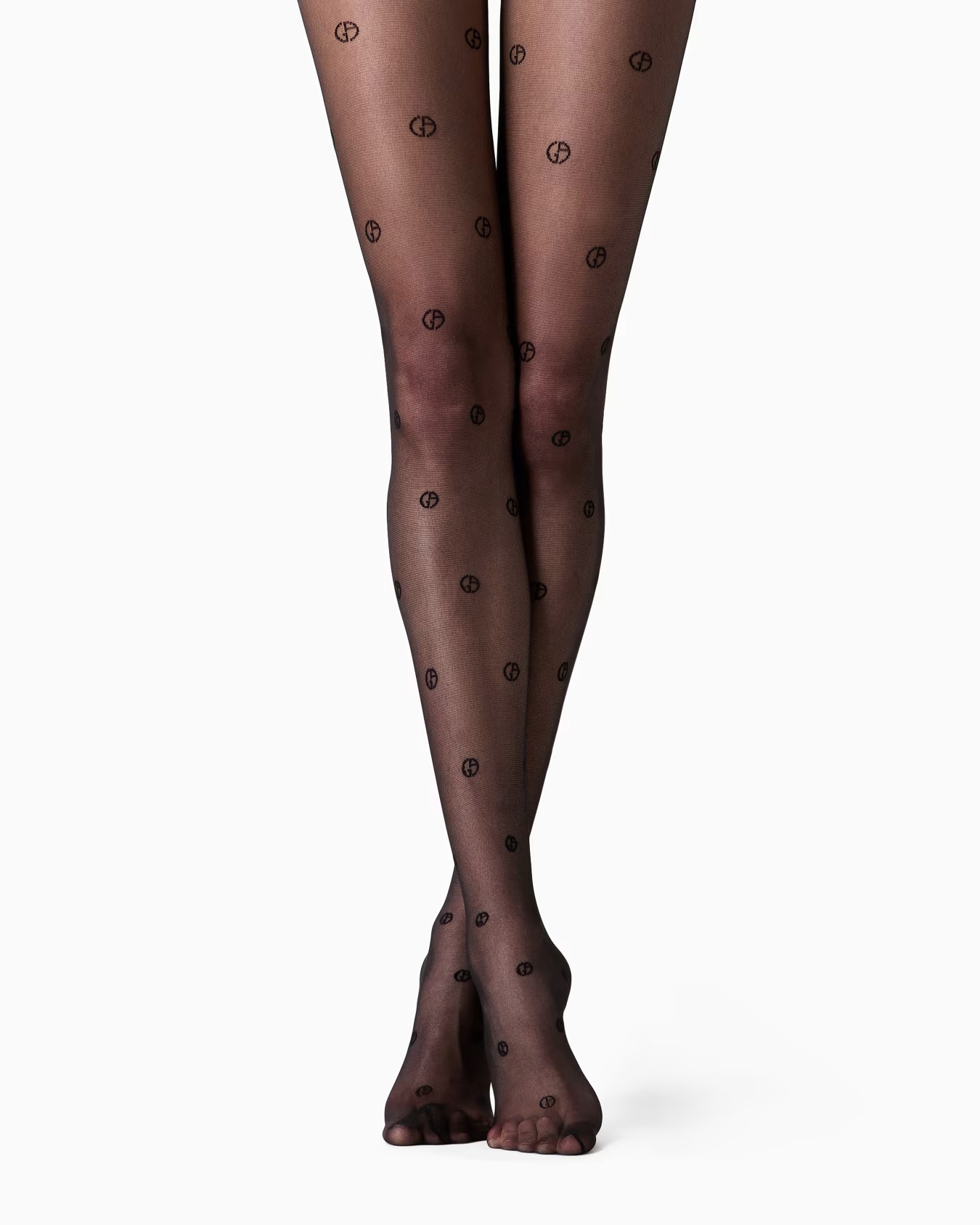 20-denier tights with GA motif