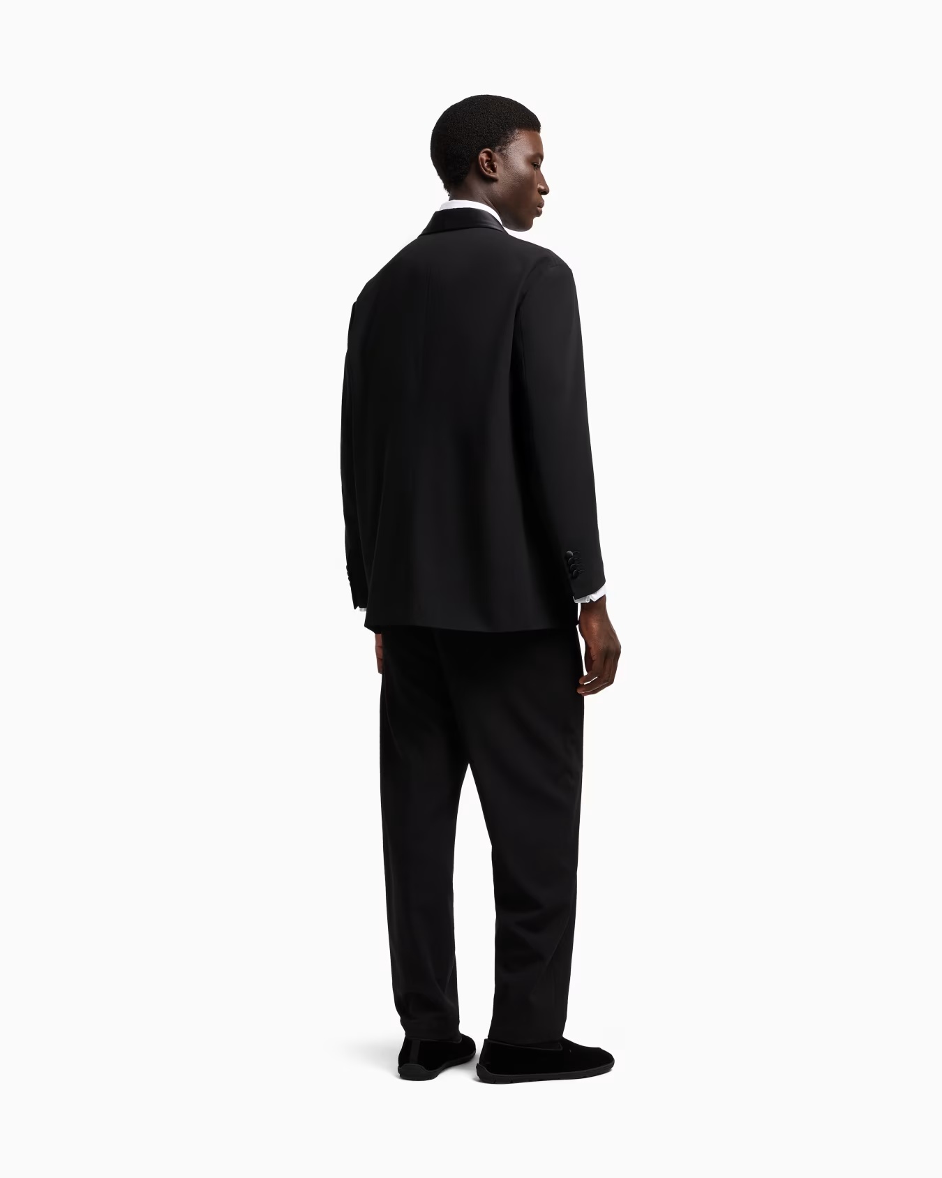 Double-breasted tuxedo in pure virgin wool crêpe 3 Double-breasted tuxedo in pure virgin wool crêpe