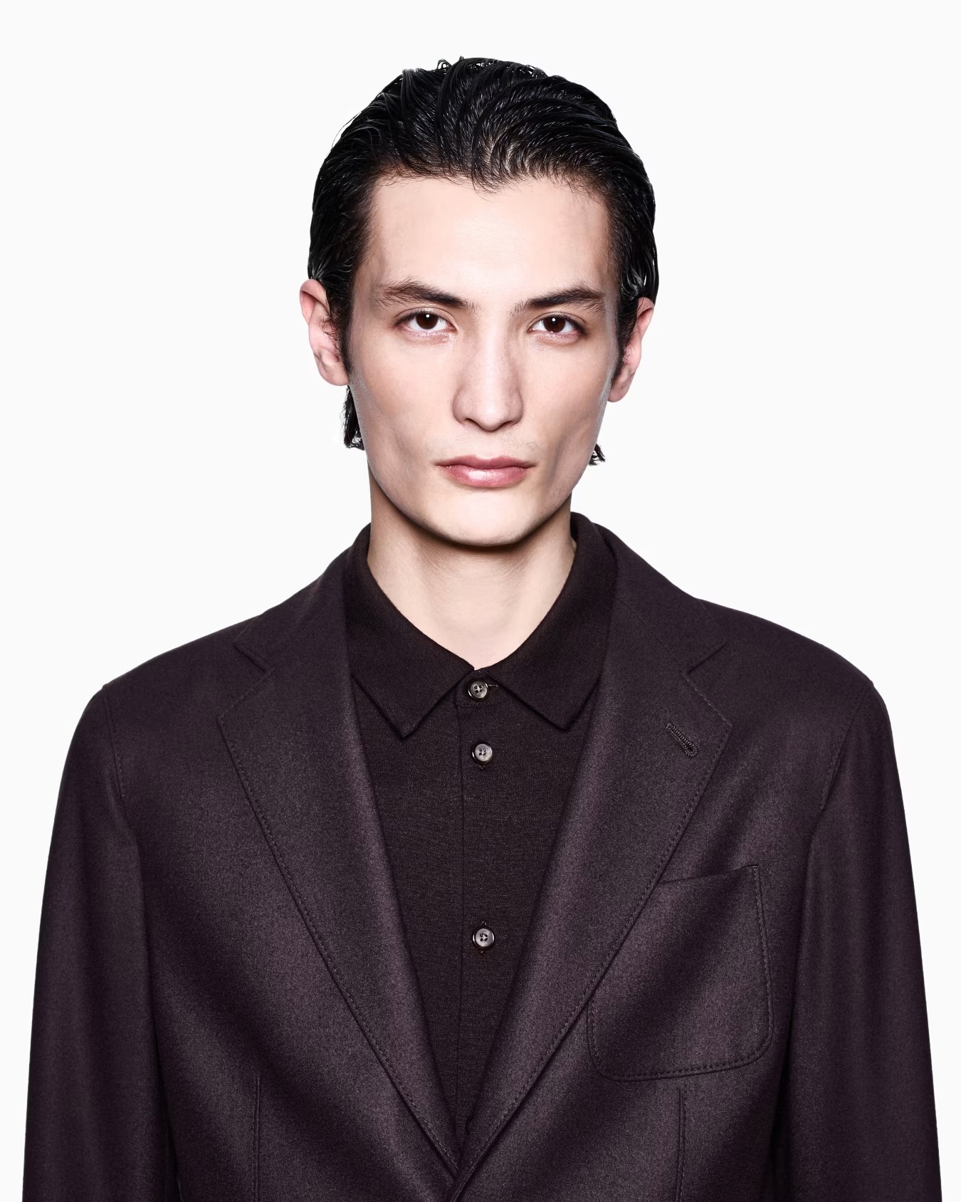 Upton Line single-breasted jacket in stretch cashmere drap 5 Upton Line single-breasted jacket in stretch cashmere drap