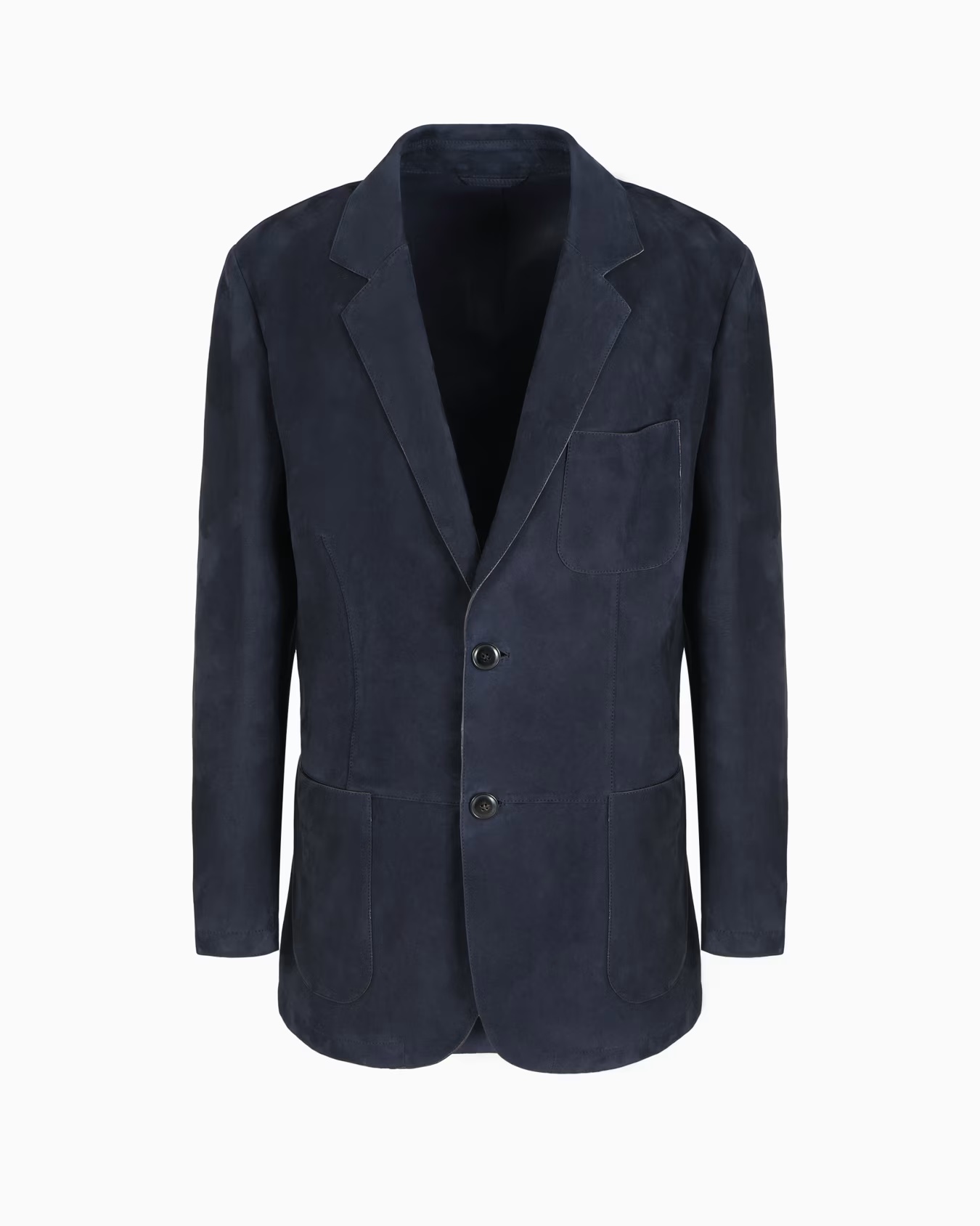 Single-breasted jacket in suede 1 Single-breasted jacket in suede