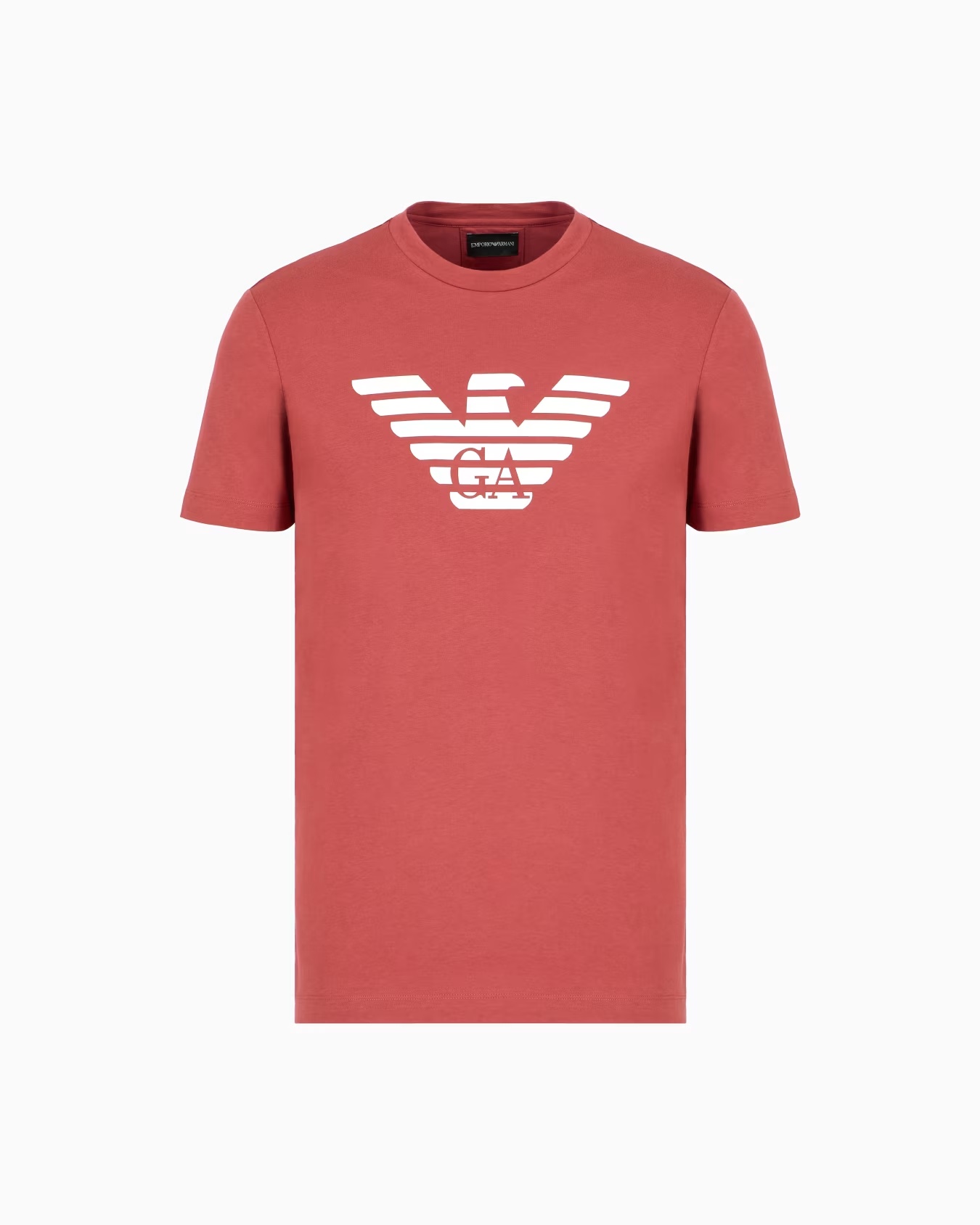 Pima-jersey T-shirt with logo print
