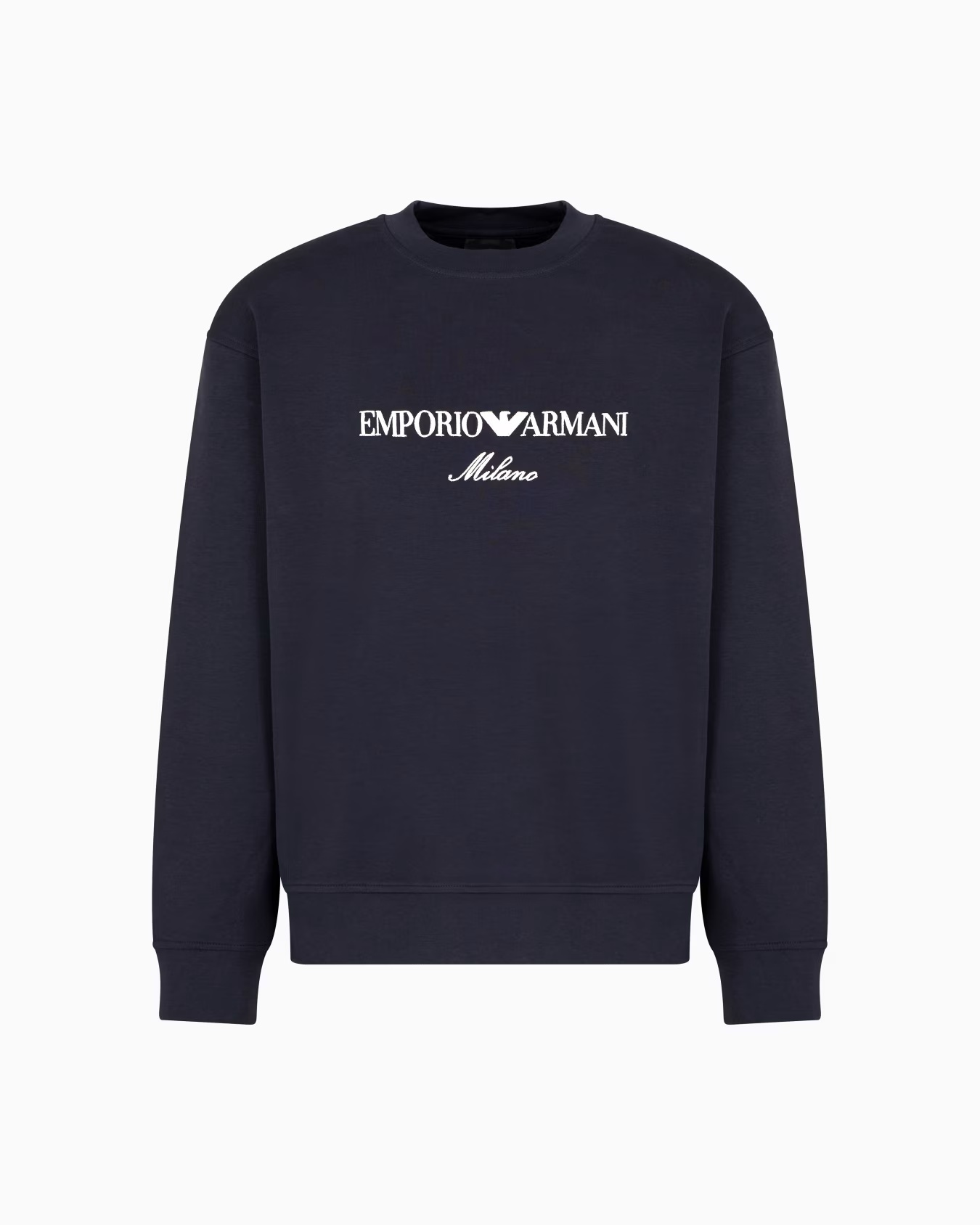 ASV Double-jersey sweatshirt with logo embroidery