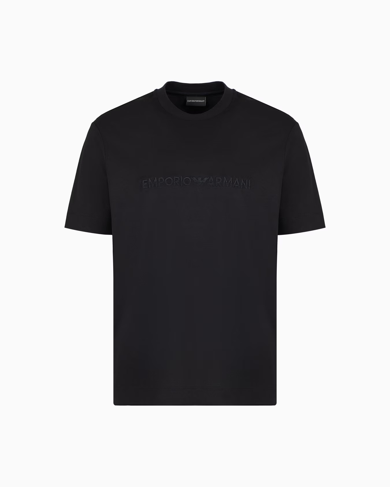 ASV jersey-Lyocell blend T-shirt with Emporio Armani embroidery