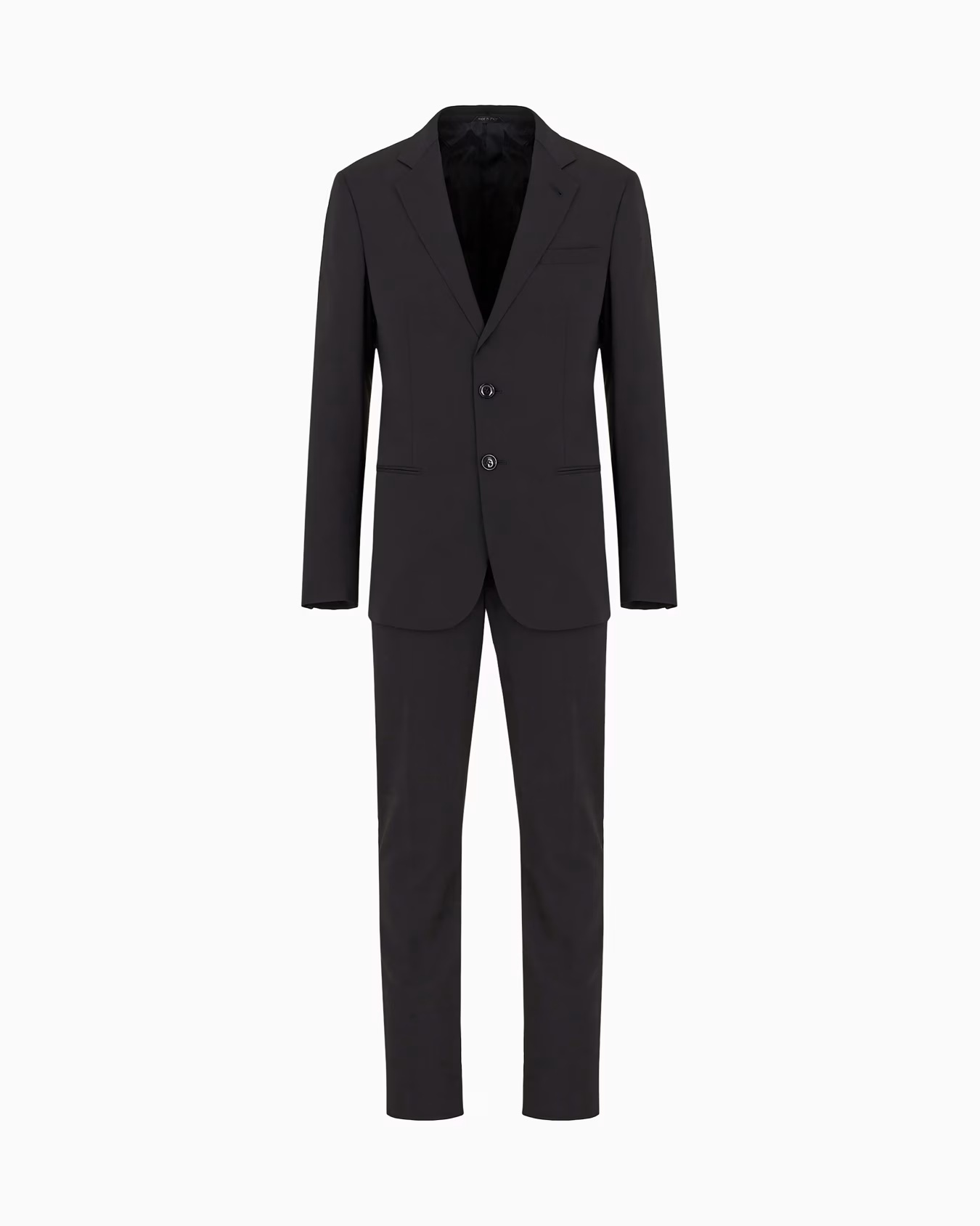 Single-breasted Soho line suit in virgin wool